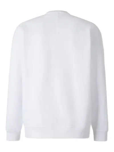 Givenchy Logo-patch Cotton Sweatshirt In White