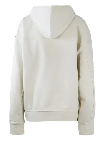 Sportmax Hooded Sweatshirt Kangaroo Pocket In White
