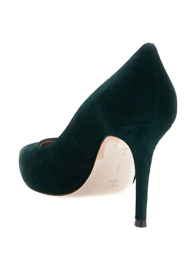 Gianvito Rossi 85mm Texas Suede Pointed Pumps