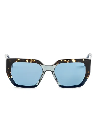 Gigi Studios Tortoiseshell Geometric Sunglasses