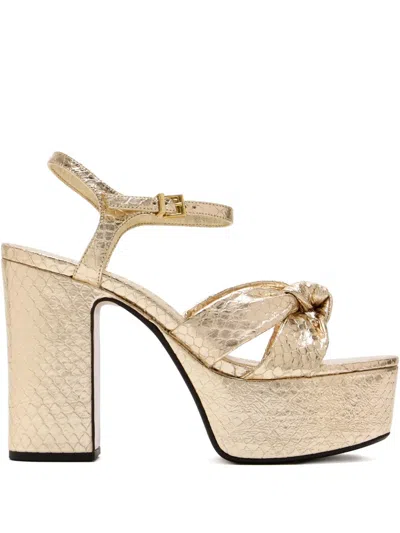Schutz 105mm Knotted Platform Sandals