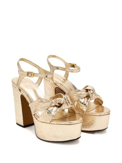 Schutz 105mm Knotted Platform Sandals