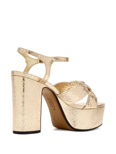 Schutz 105mm Knotted Platform Sandals