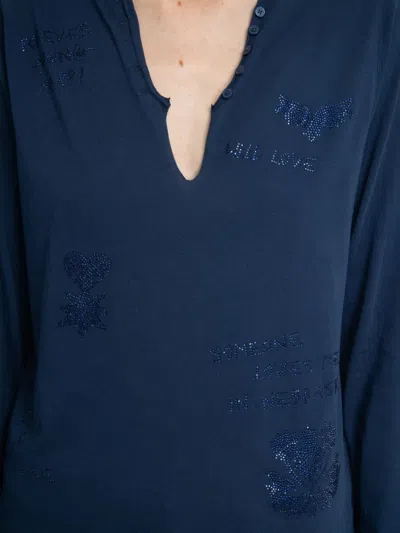 Zadig & Voltaire Embellished V-neck Top
