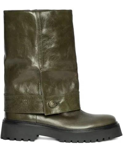 Zadig & Voltaire Angie Fold-over Leather Boots