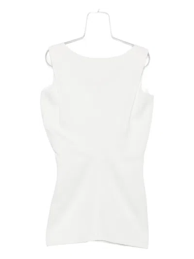 Khaite Toma Mini Dress In White