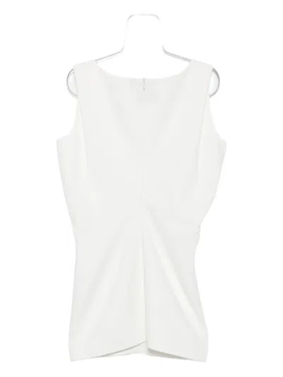 Khaite Toma Mini Dress In White