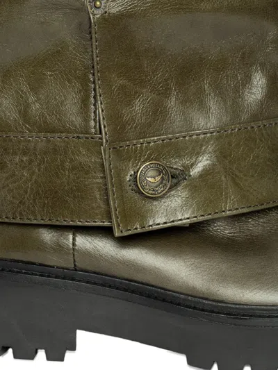 Zadig & Voltaire Angie Fold-over Leather Boots