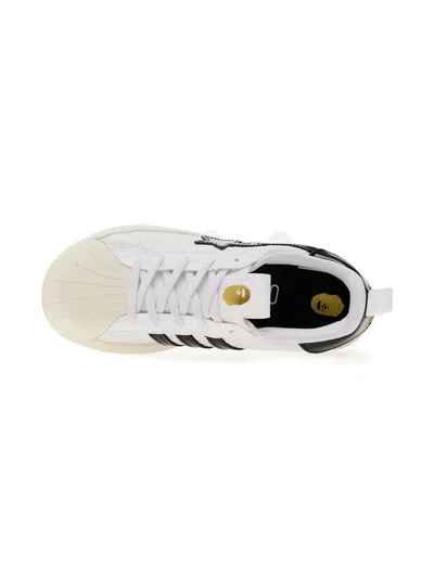 Adidas Originals X Bape Adifom Sstr 360 Sneakers In White