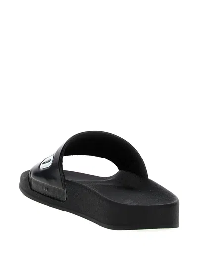 Moschino Rubber Pool Slides With Logo