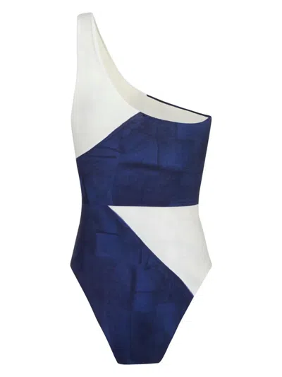 Lenny Niemeyer One-shoulder Swimsuit