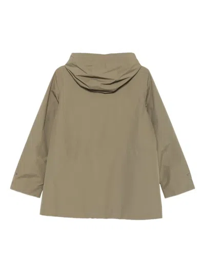 Geox Hoara Hooded Jacket In Brown
