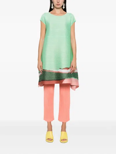 Issey Miyake Grainy Printed Tunic