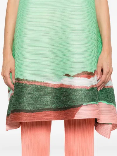 Issey Miyake Grainy Printed Tunic