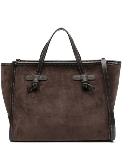 Gianni Chiarini Miss Marcella Knotted-detail Suede Tote Bag