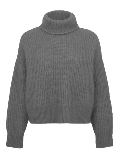 16arlington Sephia Roll-neck Sweater In Gray
