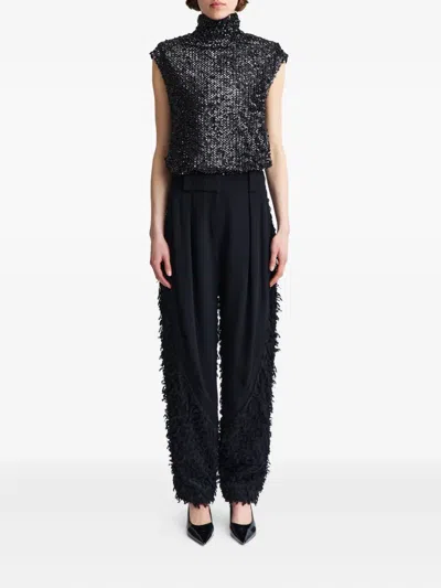 16arlington Pola Tapered Trousers In Black