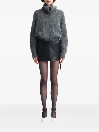 16arlington Sephia Roll-neck Sweater In Gray