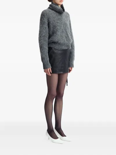 16arlington Sephia Roll-neck Sweater In Gray