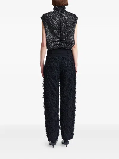 16arlington Pola Tapered Trousers In Black