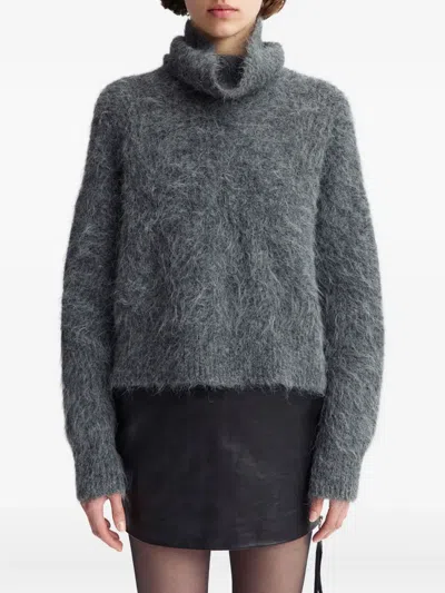 16arlington Sephia Roll-neck Sweater In Gray