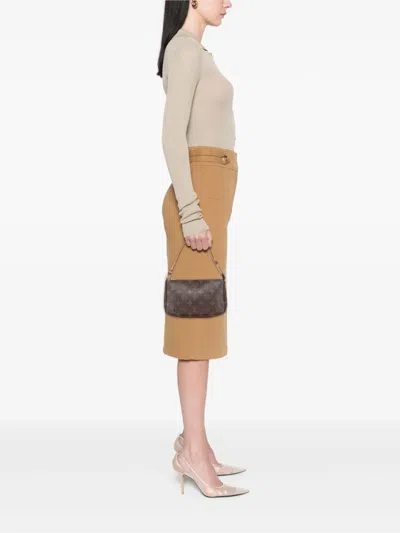 Pre-owned Louis Vuitton 2000 Monogram Pochette Accessoires Shoulder Bag