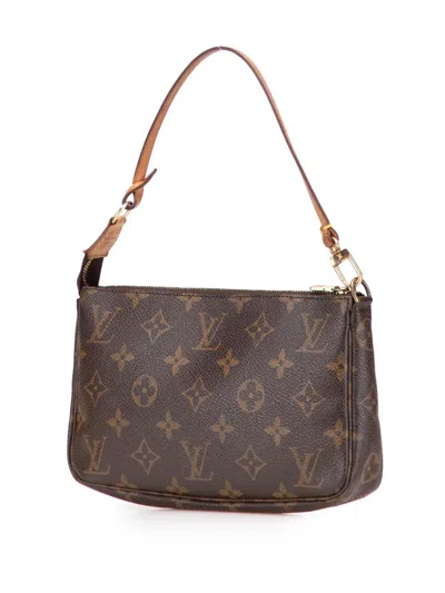 Pre-owned Louis Vuitton 2000 Monogram Pochette Accessoires Shoulder Bag
