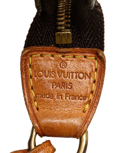 Pre-owned Louis Vuitton 2001 Monogram Pochette Accessoires Shoulder Bag