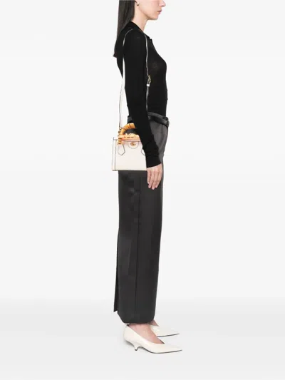 Pre-owned Gucci 2000-2015 Mini Calfskin Bamboo Diana Satchel