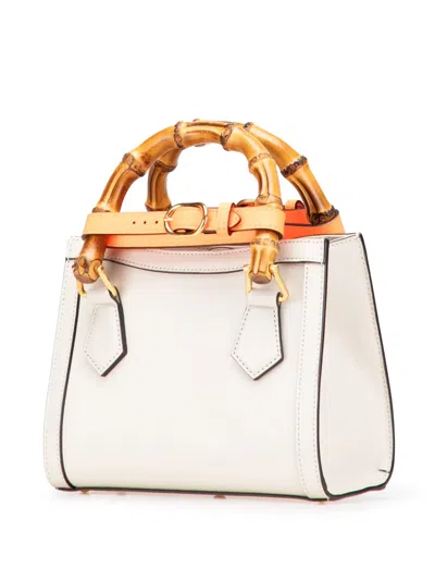 Pre-owned Gucci 2000-2015 Mini Calfskin Bamboo Diana Satchel