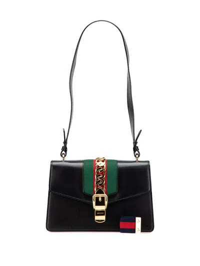 Pre-owned Gucci 2016-2025 Small Leather Sylvie Satchel