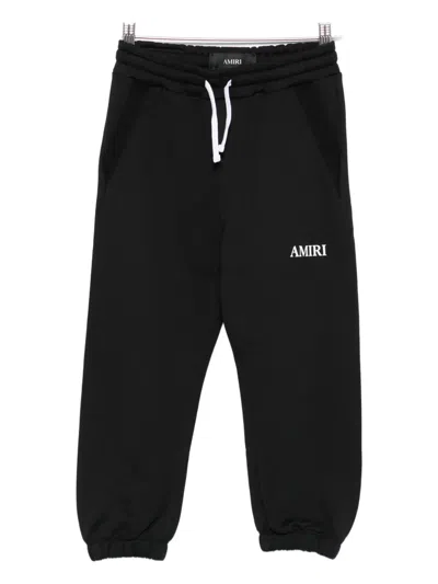 Amiri Boy's Logo Cotton Jogger Pants In Black
