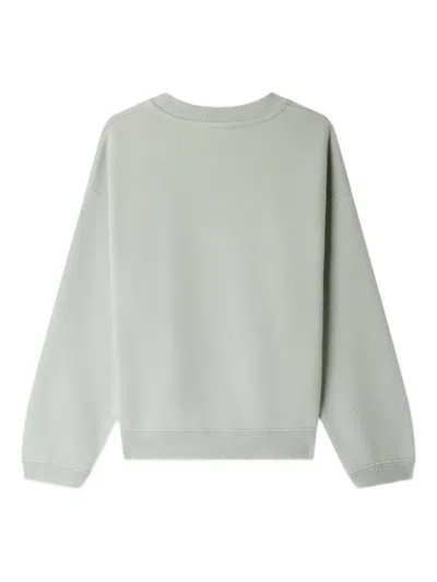 Bonpoint Logo-embroidered Sweatshirt In Gray