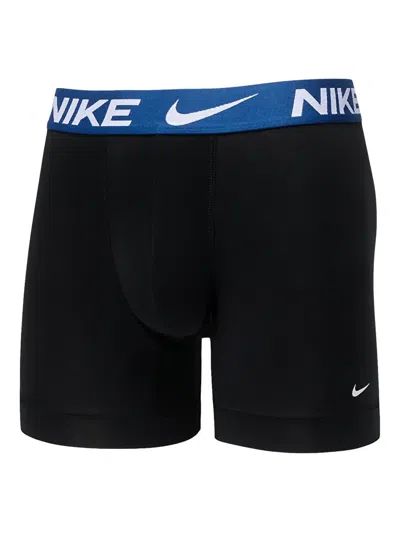 Nike Dri-fit Logo Waistband Boxer Briefs (pack Of Three) In Multi