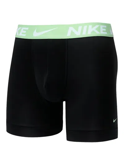 Nike Dri-fit Logo Waistband Boxer Briefs (pack Of Three) In Multi