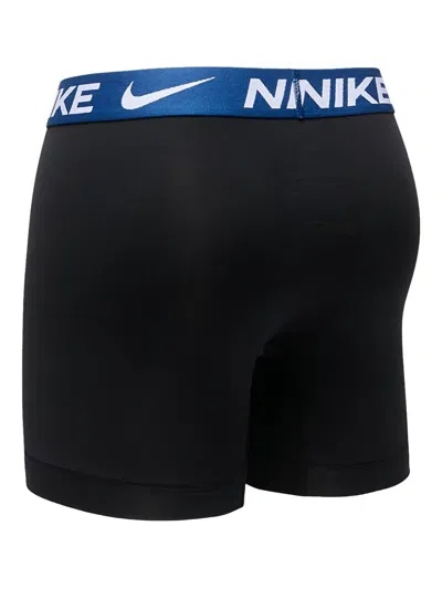 Nike Dri-fit Logo Waistband Boxer Briefs (pack Of Three) In Multi