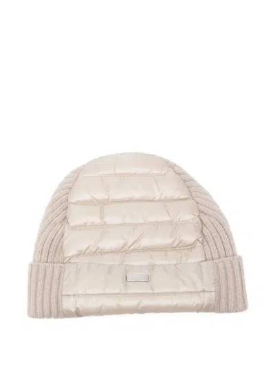 Herno Ultralight Panelled Beanie In Pink