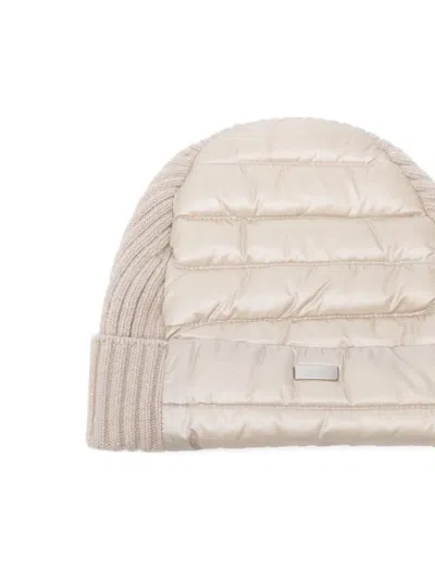 Herno Ultralight Panelled Beanie In Pink
