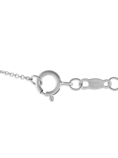 Pre-owned Lb Exclusive 14k White Gold Diamond Necklace