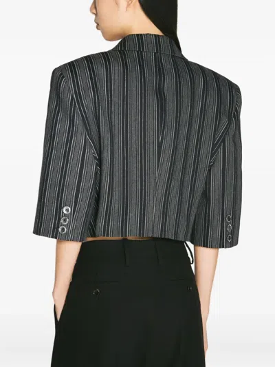 Vivienne Westwood Pinstripe Cropped Blazer