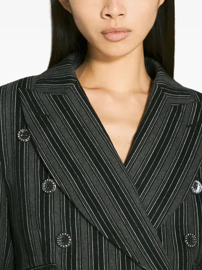 Vivienne Westwood Pinstripe Cropped Blazer