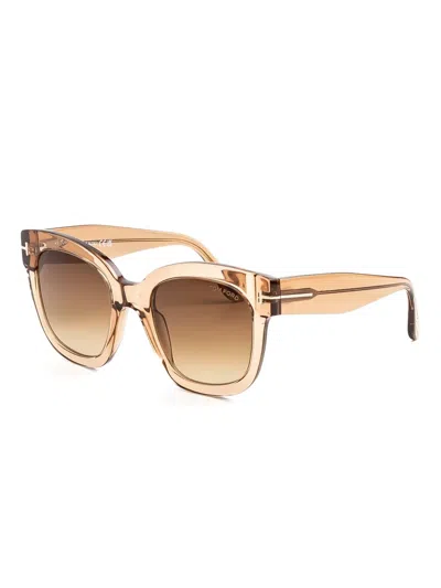 Tom Ford Beatrix Cat Eye-frame Sunglasses In Gold