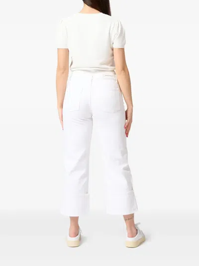 Hinnominate Puff-sleeve Sweater In White