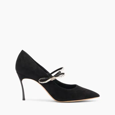 Casadei Starsway Blade Pumps - Woman Pumps And Slingback Black And Crystal 39