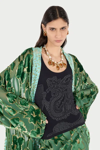 Roberto Cavalli Necklace With Amber-effect Stones And Pearls