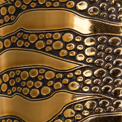 Roberto Cavalli Mules With Thick Golden Heel