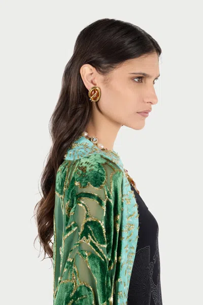 Roberto Cavalli Snake-embellished Amber Earrings
