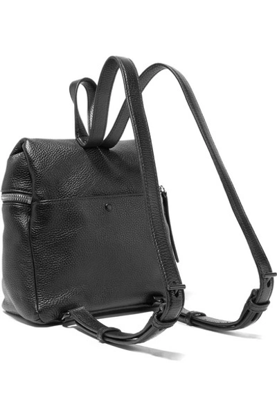 Shop Kara Small Textured-leather Backpack