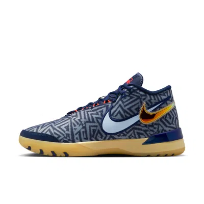 Nike Lebron Nxxt Genisus Ep 'midnight Navy Soft Yellow'