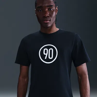 Nike Men's Total 90 Soccer T-shirt In Black